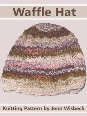 cover image of Waffle Hat Baby Knitting Pattern